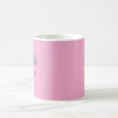 Happy Niedlich Kenya Zebras Pink Tasse (Mittel)