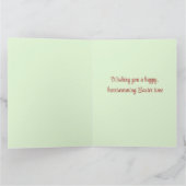 Happy Niedlich Lächeln Hund Karte (Innenseite)