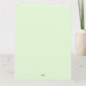 Happy Niedlich Lächeln Hund Karte (Rückseite)