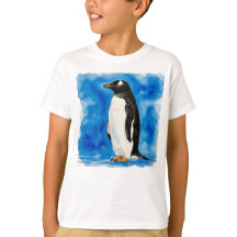 Happy Niedlich Penguin T - Shirt