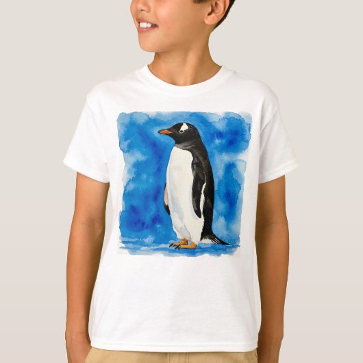 Happy Niedlich Penguin T - Shirt (Vorderseite)
