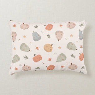 Happy Niedlich Pumpkin Pattern - Accent Pillow Dekokissen