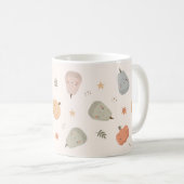 Happy Niedlich Pumpkin Pattern - Kaffee Tasse (VorderseiteRechts)