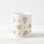 Happy Niedlich Pumpkin Pattern - Kaffee Tasse (Mittel)
