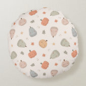 Happy Niedlich Pumpkin Pattern - Kissen Case (Rückseite)