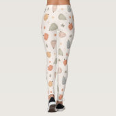 Happy Niedlich Pumpkin Pattern - Leggings (Rückseite)