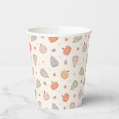 Happy Niedlich Pumpkin Pattern - Paper Cups Pappbecher (Links)