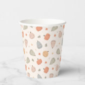 Happy Niedlich Pumpkin Pattern - Paper Cups Pappbecher (Rechts)