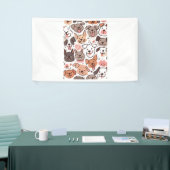Happy Niedlich Puppies Muster 1 Banner (Messeveranstaltung)