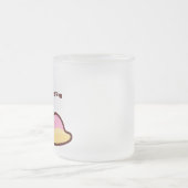 Happy Niedlich Slug mit Personalisiertem Text Mattglastasse (Mittel)