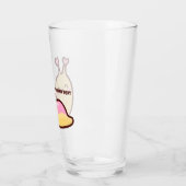 Happy Niedlich Slug Personalisiert Glas (Links)