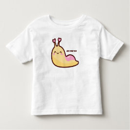 Happy Niedlich Slug Personalisiert Kleinkind T-shirt