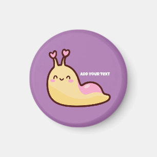 Happy Niedlich Slug Personalisiert Magnet