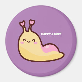 Happy Niedlich Slug Personalisiert Magnet