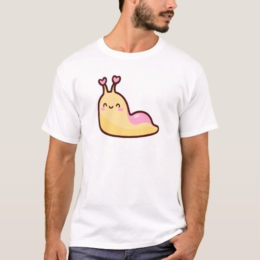 Happy Niedlich Slug T-Shirt (Vorderseite)