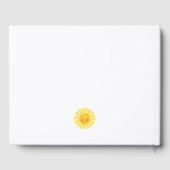 Happy Niedlich Sun Guest Book Gästebuch (Rückseite)