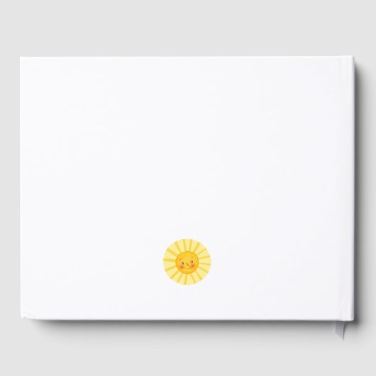 Happy Niedlich Sun Guest Book Gästebuch (Rückseite)