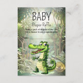 Happy Niedlich Wild Crocodile Jungle Trees Schöne Begleitkarte (Vorderseite)