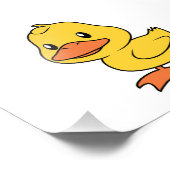 Happy Niedlich Yellow Duckling Fotodruck (Ecke)