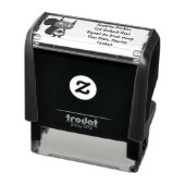 Happy niedliche Red Eichhörnchen Cartoon Illustrat Permastempel (Produkt)