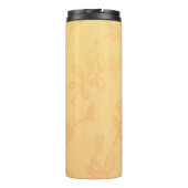 Happy niedliche Red Eichhörnchen Cartoon Illustrat Thermosbecher (Rückseite)