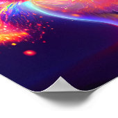 Happy niedliche Welpe Poster (Ecke)