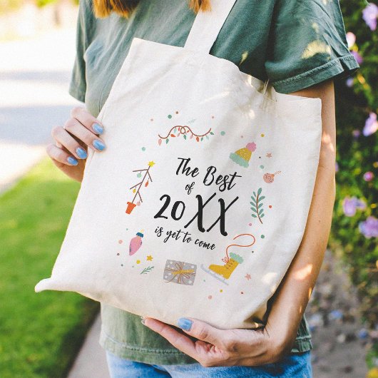 Happy Nordic Christmas Tote Bag Tragetasche