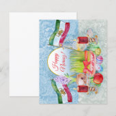 Happy Norooz Haft Sin with Lion and Sun (Vorne/Hinten)