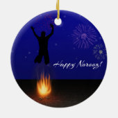 Happy Noroz Chahar-Shanbeh-Suri Keramikornament (Hinten)