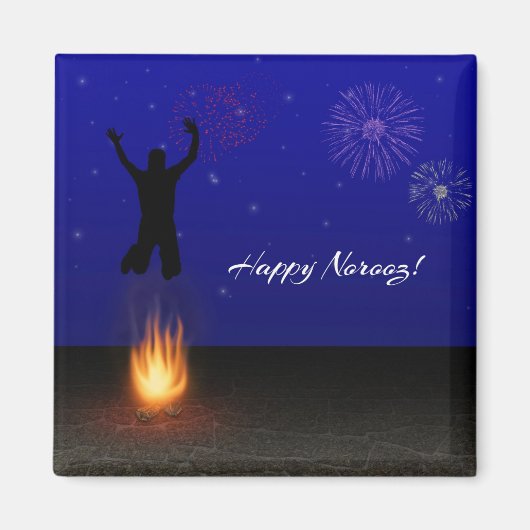 Happy Noroz Chahar-Shanbeh-Suri Magnet (Vorne)