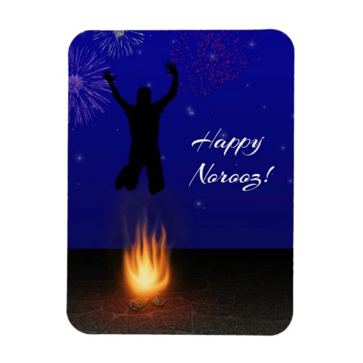 Happy Noroz Chahar-Shanbeh-Suri Magnet (Vertikal)