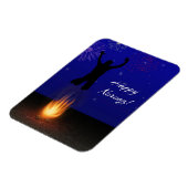 Happy Noroz Chahar-Shanbeh-Suri Magnet (Linke Seite)