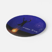 Happy Noroz Chahar-Shanbeh-Suri Pappteller (Schrägansicht)