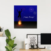 Happy Noroz Chahar-Shanbeh-Suri Poster (Heimbüro)