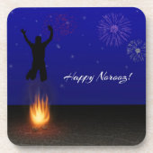 Happy Noroz Chahar-Shanbeh-Suri Untersetzer (Vorderseite)