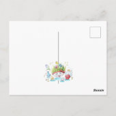 Happy Noroz Haft Sin lustigen Tisch Postkarte (Rückseite)