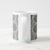Happy Noroz Persian New Year Monogram Initial Jumbo-Tasse (Rückseite)
