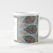 Happy Noroz Persian New Year Monogram Initial Jumbo-Tasse (Rechts)