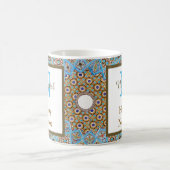 Happy Noroz Persian New Year Monogram Initial Kaffeetasse (Mittel)