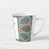 Happy Noroz Persian New Year Monogram Initial Milchtasse (Rechts)