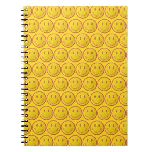 Happy Notebook Notizblock (Vorderseite)