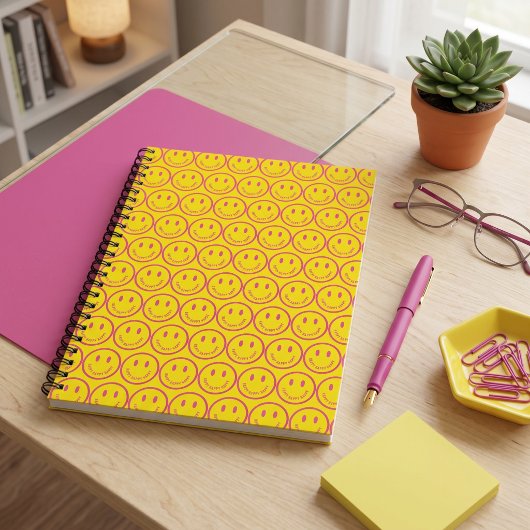 Happy Notebook Notizblock