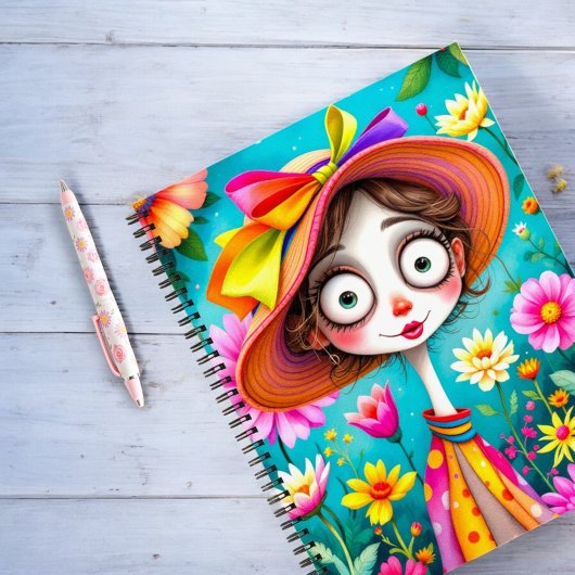 Happy Notes von Hat Girl Notizblock