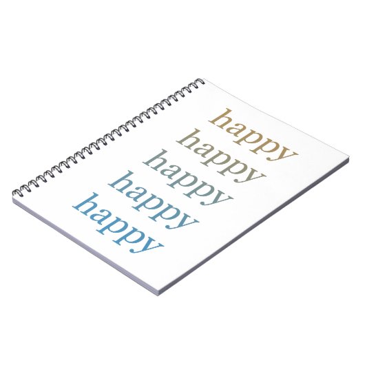 Happy Notizblock (Linke Seite)