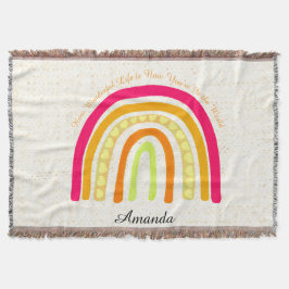 Happy 'Now That You're In The World' Decke