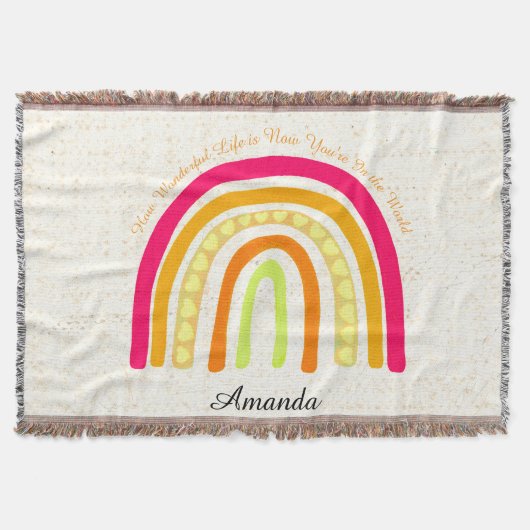 Happy 'Now That You're In The World' Decke (Vorderseite)