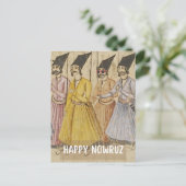 Happy nowruz card - Persisches (iranisches) neues Postkarte (Stehend Vorderseite)