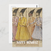 Happy nowruz card - Persisches (iranisches) neues Postkarte (Vorne/Hinten)