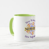 Happy Nowruz Custom Tasse (Vorderseite Links)