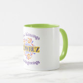 Happy Nowruz Custom Tasse (VorderseiteRechts)
